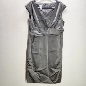Vestido K. JORDAN Semi Formal Gris Satinado Talla 16W - Imagen 1 de 5