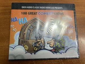 Oasis Audio Classic Radio Showcase Presents 100 Great Comedy Shows (10 MP3 CDs) - Picture 1 of 2