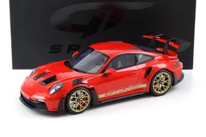 1:12 GT Spirit GT939 Porsche 911 992 GT3 Rs Coupè Guardie Red / Oro Cerchi 2021 - Imagen 1 de 4