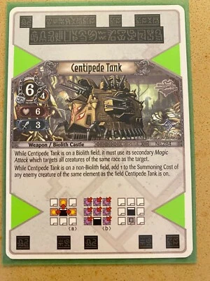1x Centipede Tank EOJ SET3 #284 PS3 Eye Of Judgment English NM/Unplay R card - Image 1 of 2