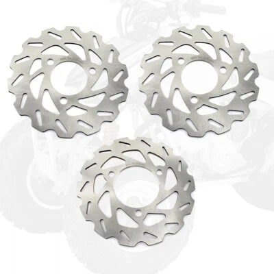 Rotores de disco de freno delanteros traseros 2004-2013 para Honda TRX450R TRX 450ER Sportrax 450 Foto 1 de 4