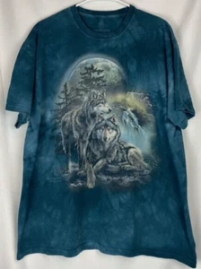 The Mountain two wolves graphic t shirt size XL - Picture 1 of 5