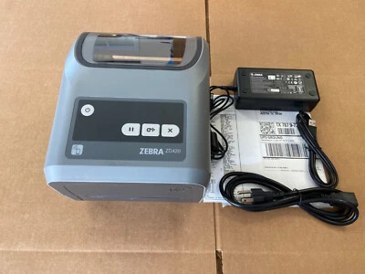 Zebra ZD420 Ethernet USB Thermal Transfer Barcode Label Printer ZD42042-C01M00EZ - Image 1 of 4