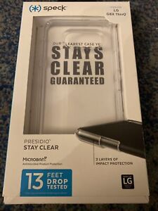 Speck Presidio Stay Clear Case for LG G8X ThinQ - Clear