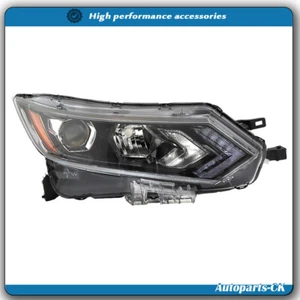 Headlight Assembly For 2020-2022 Nissan Rogue Sport Halogen Black Passenger SIde - Picture 1 of 13
