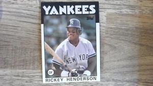 1986 Topps - Rickey Henderson #500 - Imagen 1 de 2