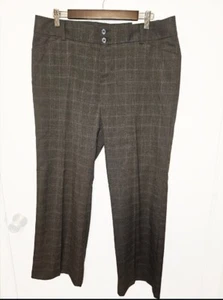 Pantalones a cuadros grises para mujer de la marca G.H. Bass & Co. Talla 16 - Imagen 1 de 5