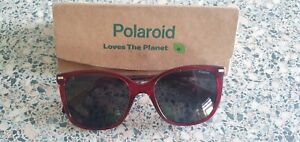 Polaroid pink frame polarized sunglasses. PLD 4108/S. With case.