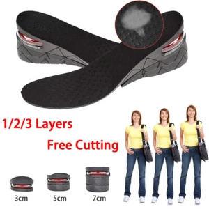 Height-increasing insole pad high insole heel 3 layers for men and women - Picture 1 of 12