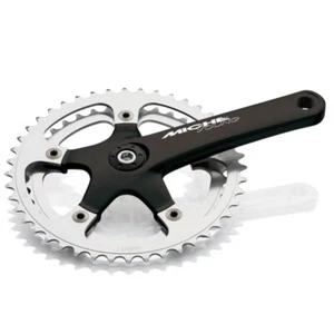Nuevo juego de bielas de aleación para bicicleta de carretera Miche Young 46/39T 145 mm - Compacto para niños/junior - Imagen 1 de 1