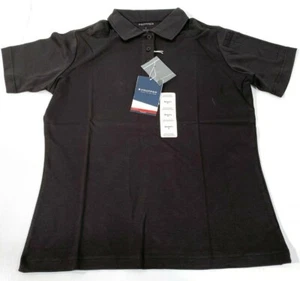 NEW PROPPER WOMENS UNIFORM COTTON SHORT SLEEVE POLO SHIRT F5807 BLACK SMALL - Picture 1 of 2