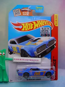 2015 Hot Wheels '68 MERCURY COUGAR #181 Scan∞Blue;gray 5sp∞Valvoline 36∞Factory - Picture 1 of 3