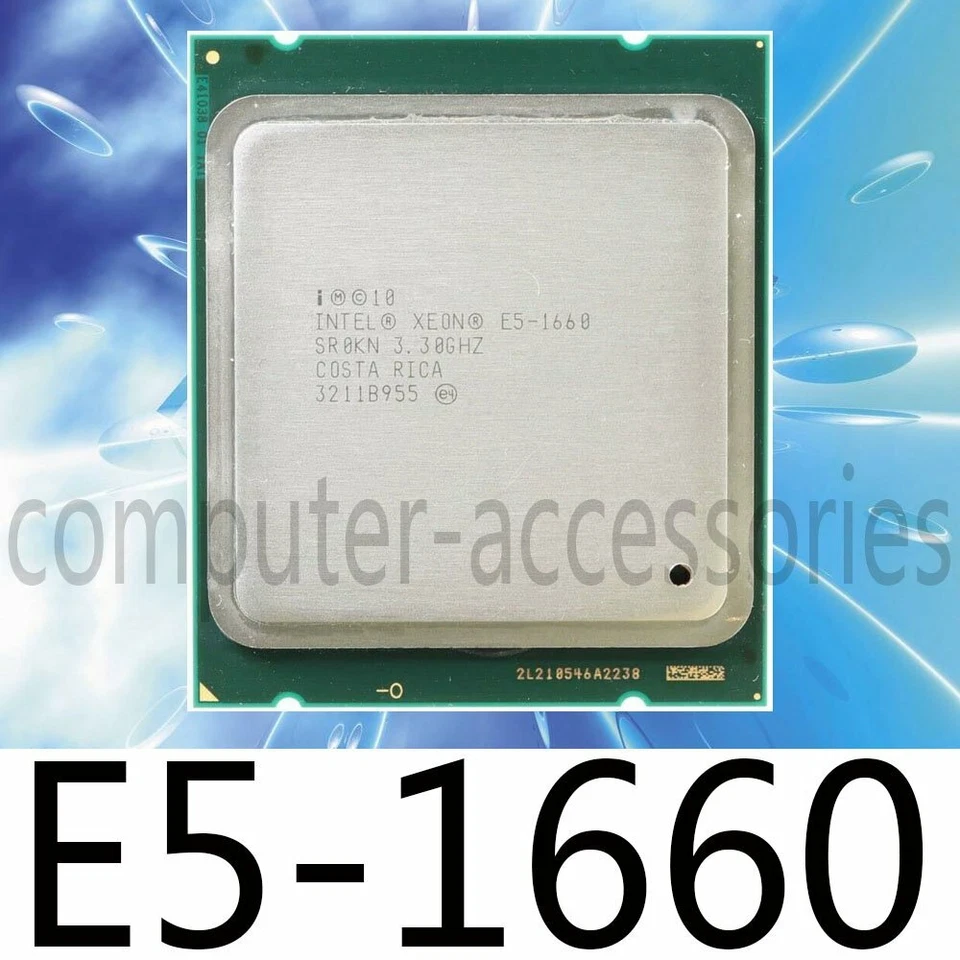 Intel Xeon E5-1660 3.30GHz 6 Core 15MB LGA2011 5GT/S CPU Processor - Image 1 of 1