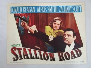 Stallion Road 1947 Lobby Card #3 Ronald Reagan Zachary Scott Alexis Smith - Picture 1 of 9