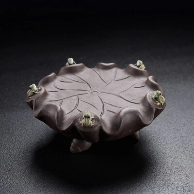 Creative Tea Pet Zisha Frog Statue Water Squirting Pot Holder Tray Decoration - Изображение 1 из 4