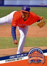 2019 Syracuse Mets Choice #26 Corey Taylor San Antonio Texas TX Baseball Card