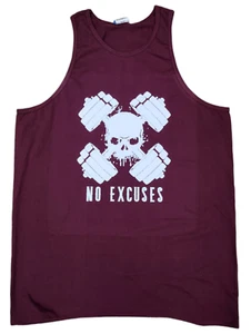 Men's Gym | Bodybuilding Tank Top T-Shirt Stringer -Maroon color Muscle tank - Picture 1 of 1
