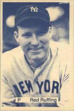 1974 TCMA ALL TIME YANKEES - #P RED RUFFING - NEW YORK YANKEES -