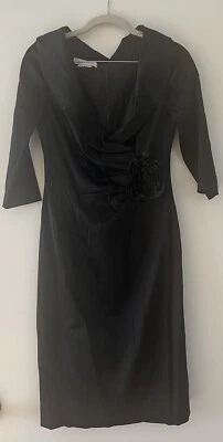 Vestido negro para mujer Kay Unger talla: 4 Foto 1 de 4