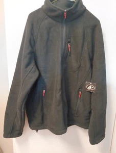 Black Lined Full Zip Warm-Up Jacket Coat by Athletech Fall Lightweight Winter - Picture 1 of 5