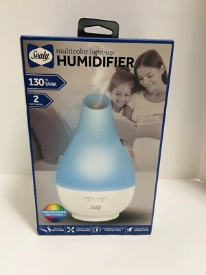 Sealy Humidifier Multicolor Light Up & Aroma Diffuser 130 Ml Tank Capacity - Image 1 of 3