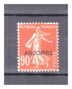 ANDORRE . N ° 12 . 90 c SEMEUSE NEUF * . SUPERBE . - Picture 1 of 2