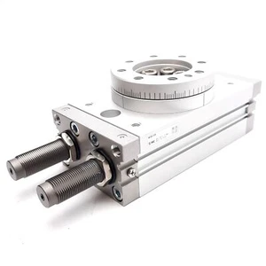 SMC MSQB100R Kompakt Drehtisch Ø32 mm Bohrung, 0-190°, 0,6 MPa, Rc1/8, 1,6J - Bild 1 von 4