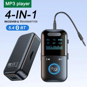 Wireless Bluetooth Transmitter Empfänger MP3 Player Auto Audio 3,5mm AUX Adapter - Bild 1 von 24