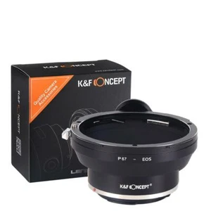 Adattatore K&F per obiettivo attacco Pentax 67 a attacco Canon EOS EF 500D 5D 60D 7D 650D - Foto 1 di 7