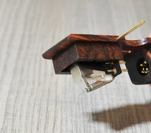 NEW NEW - Wooden Body NAKED STYLE for DENON DL103 DL103R Cartridge MAHOGANI WOOD - Picture 1 of 2