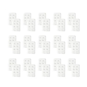 Paquete de 30 extensores de sujetador More of Me to Love - blanco - 2 ganchos, 3 ganchos, 4 estilos de gancho - Imagen 1 de 20