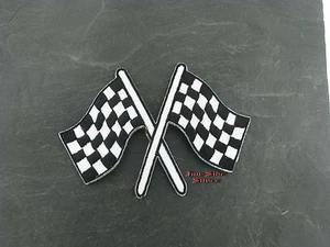 Patches Aufbügler Aufnäher racing flags Drag Race
