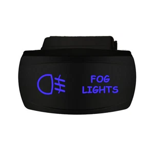 LUCES ANTINIEBLA 617SB Interruptor basculante 12V Láser Horizontal LED Azul ON-OFF - Imagen 1 de 1