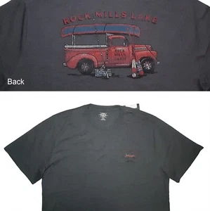 G.H. Bass&Co. XXL 2XL Men's Cotton Crew Neck Short Sleeve Graphic Print T-Shirt - Picture 1 of 8