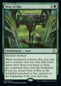 NEXT OF KIN mtg NM-M New Capenna Commander Rare 1 Card - Picture 1 of 1