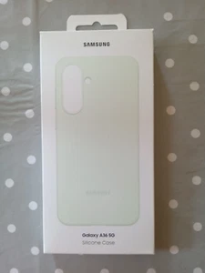New Samsung Silicone Case A36 Light Green - Picture 1 of 3