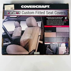 Covercraft SeatSaver Front Row Seat Cover 17-18 Chevy GMC PU Charcoal SS3458PCCH - Picture 1 of 24