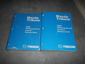 2009 Mazda Tribute Workshop Shop Service Repair Manual i s Sport Grand Touring - Picture 1 of 1