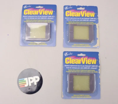 Lot 3 Rare NOS VTG 1992 Beeshu ClearView Nintendo Game Boy GB Replacement Lens - Image 1 of 4