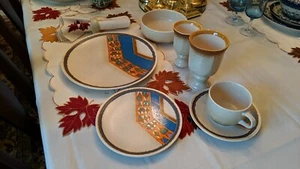 8 Place Settings Indian Feast Mikasa Teepee Biscuit Whole Wheat Goblets (67 pcs) - Picture 1 of 15