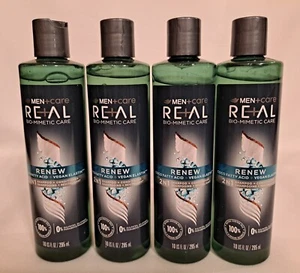 4 X 10oz bottles Dove MEN+CARE RE+AL BIO-MIMETIC RENEW 2 in 1 Shamp+Cond - Picture 1 of 2