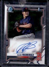 2021 Bowman Chrome Aldo Ramirez 1st Prospect Auto Autograph #CPA-ARA Red Sox