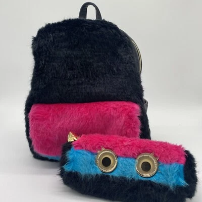 Mochila y caja de lápices Betsey Johnson Kitsch Trolls XOXO de piel 2 piezas Foto 1 de 4