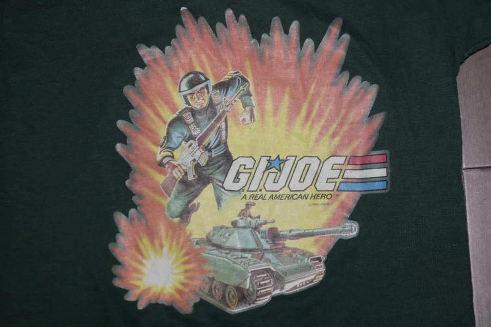 VINTAGE 80s UNDEROOS GI JOE YOUTH BOYS T SHIRT GRAPHIC TEE 1982 HASBRO TANK RARE - Image 1 of 4
