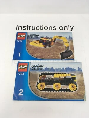 ONLY instructions books 1-2 Lego 7248 Digger town city construction; no bricks - Image 1 of 3
