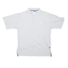 ADIDAS Polo Shirt Grey Short Sleeve Mens L