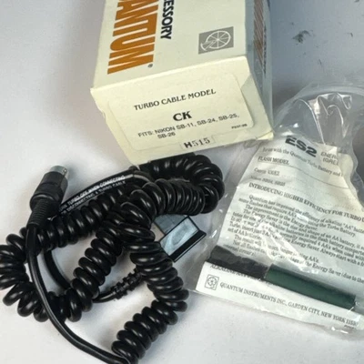 Flash Speedlight QUANTUM Cabo Turbo CK para Nikon SB-11, SB-24, SB-25, SB-26 - Imagem 1 de 4