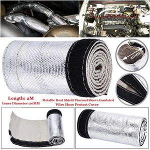 High Quality Heat Shield Sleeve Intake Tubes Aluminum Foil Heat Resistant - Picture 1 of 12