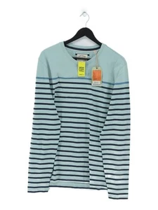 FatFace Men's T-Shirt XL Blue Striped 100% Cotton Basic New with tags - Picture 1 of 5