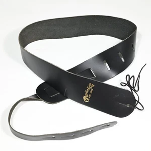 C.F. MARTIN GUITARS Genuine Veg-Tan Leather Strap - 2.4" Wide - Picture 1 of 10